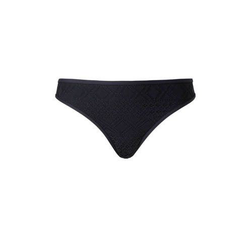 Roxy bikinibroekje met opengewerkte details zwart