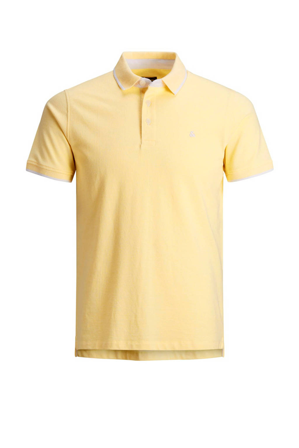 JACK & JONES ESSENTIALS slim fit polo geel, Geel