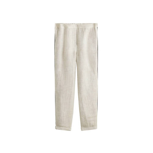 Mango Pantalon Met Zijstreep Beige mango kopen in de aanbieding Mango Pantalon Met Zijstreep Beige mango kopen in de aanbieding