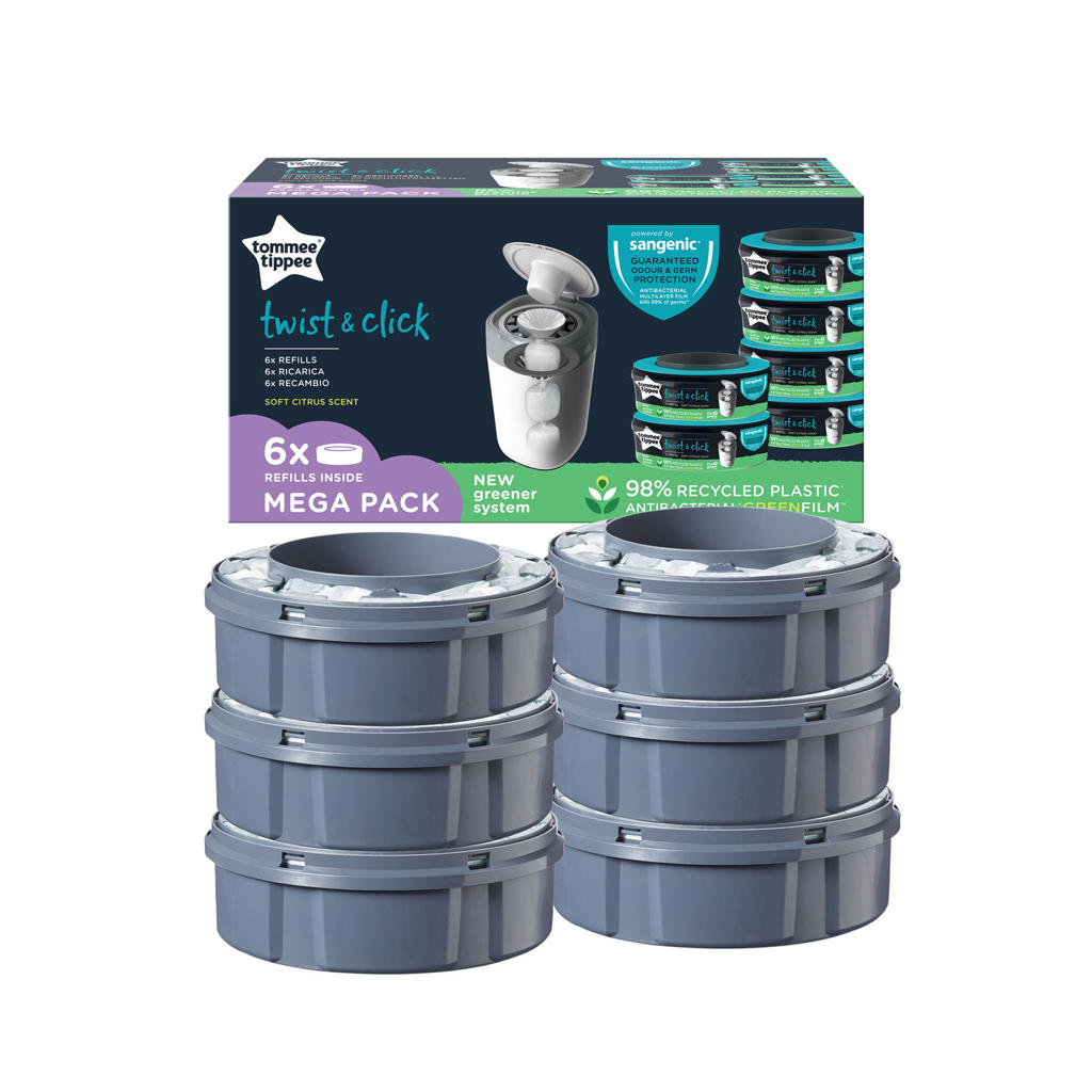 Tommee Tippee Twist & Click cassette 6 pack