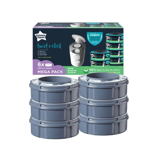 Tommee Tippee Twist & Click cassette 6 pack afbeelding