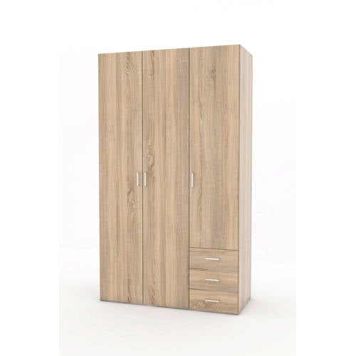 Wehkamp Home 3-deurs kledingkast Space - Eiken