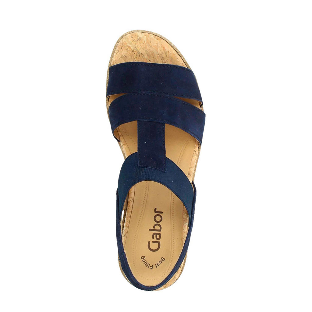 gabor sandalen donkerblauw