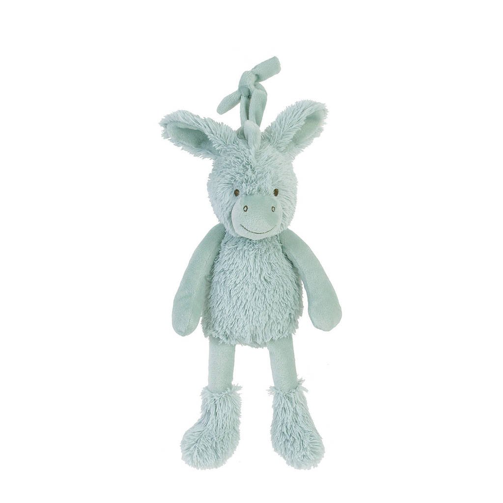 Happy Horse Donkey Devan Musical knuffel 26 cm, Groen