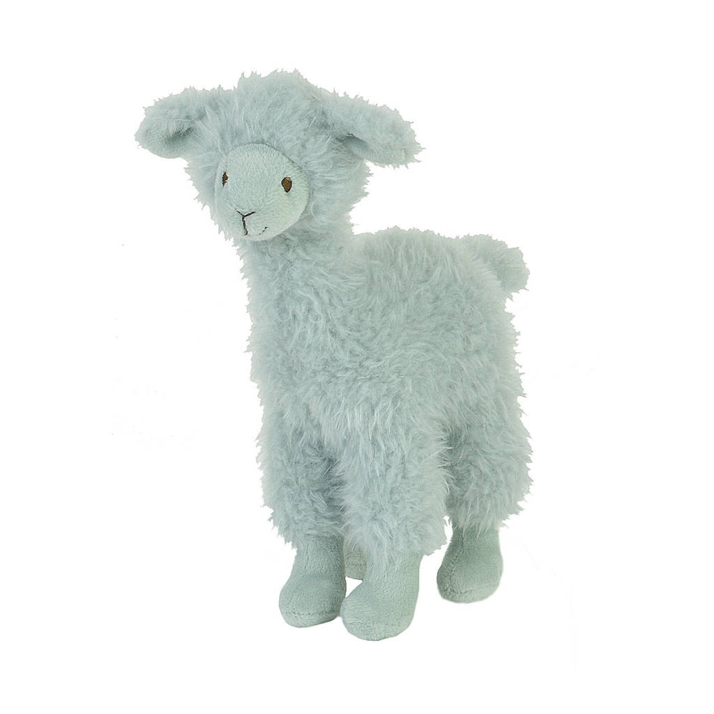 Happy Horse Lama Linden no. 1 knuffel 23 cm, Groen