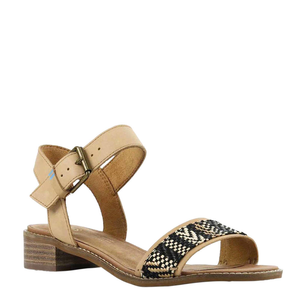 Toms Camilia sandalen lichtbruin wehkamp