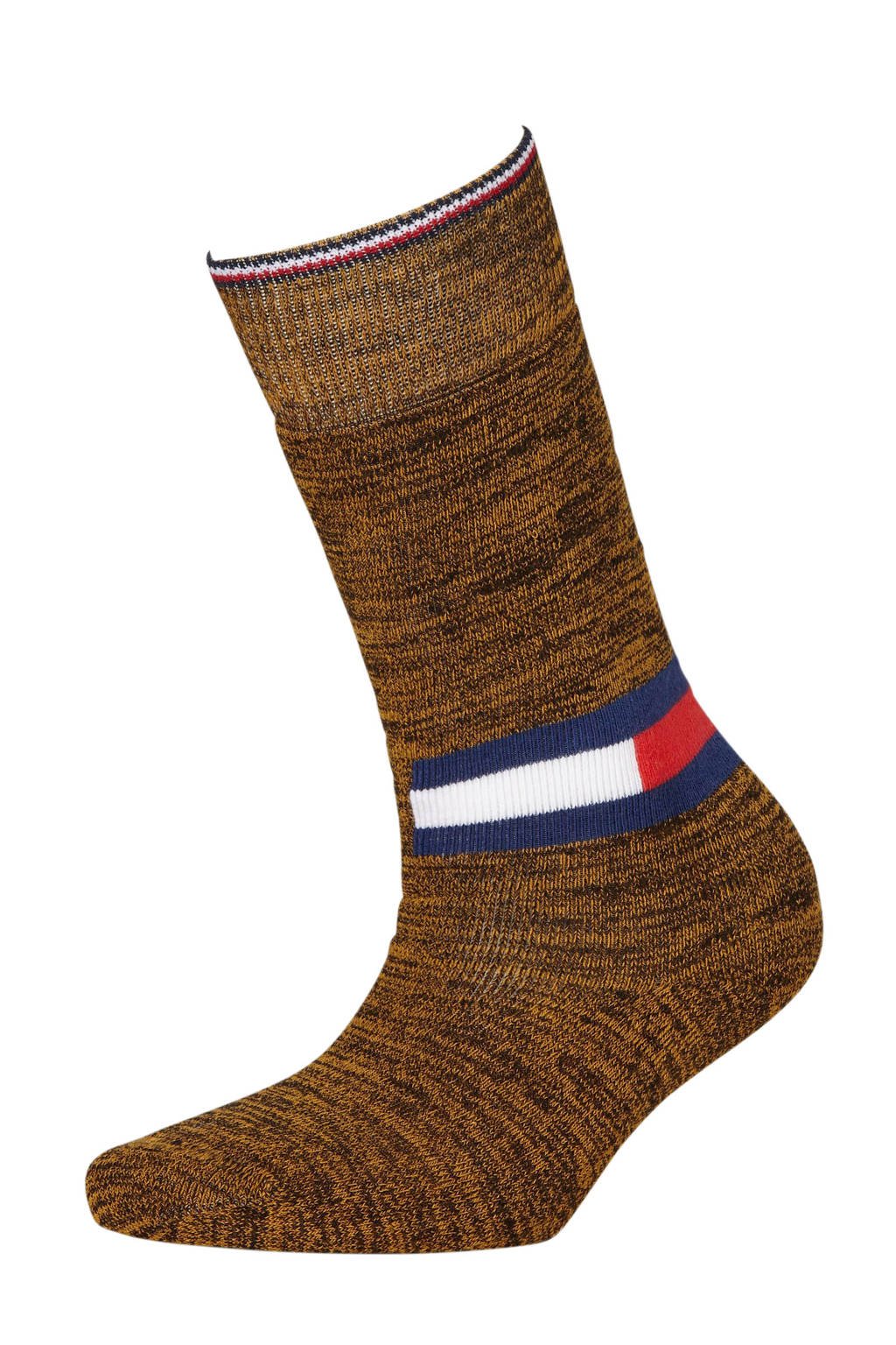Tommy Hilfiger geméleerd knielange sokken zwart/goud, Zwart/goud