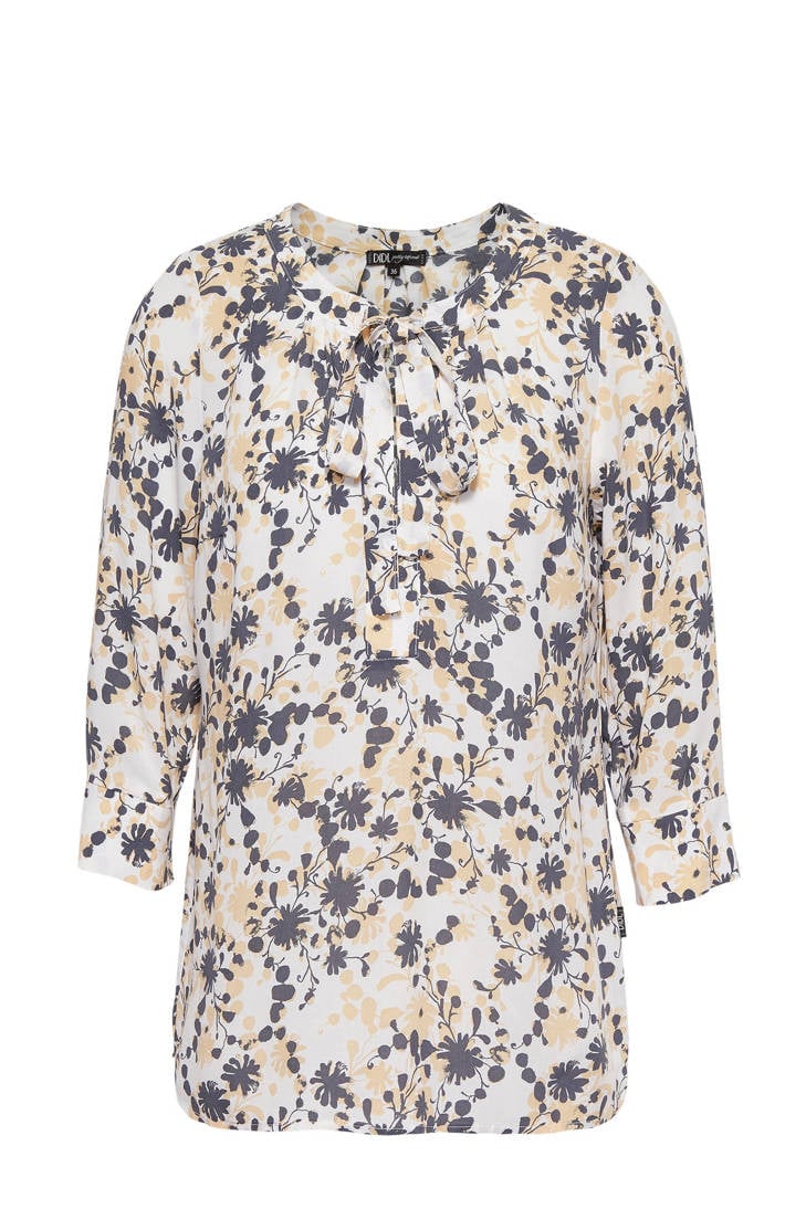 blouse Didi strik all met print over en RwwdTq