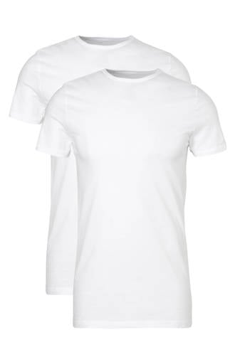 T-shirt (set van 2) wit