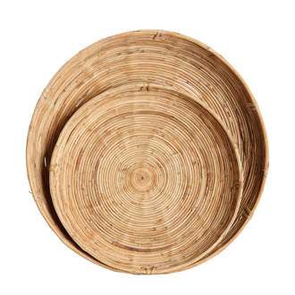 decoratie schaal Chaka (set van 2)