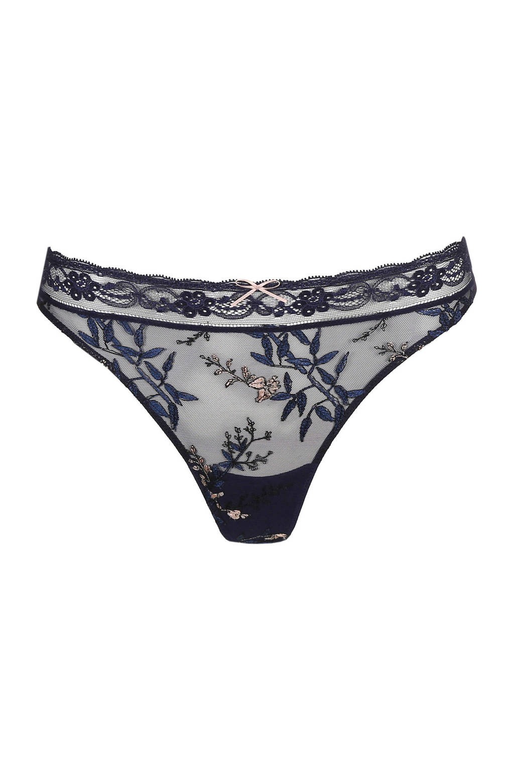 Marie Jo string Sakura donkerblauw, Donkerblauw