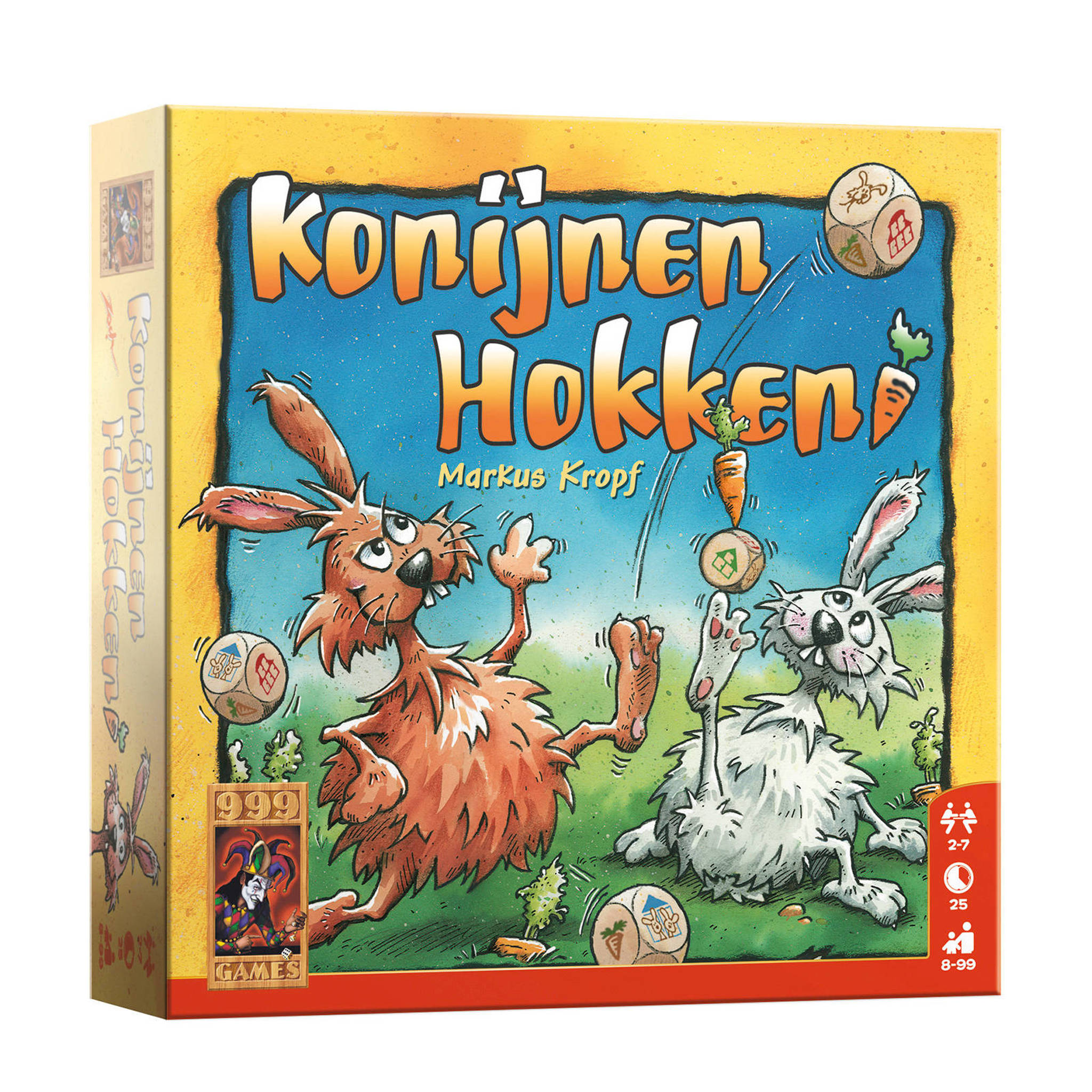 de eerste Kenmerkend Memoriseren 999 Games Konijnen Hokken dobbelspel | wehkamp