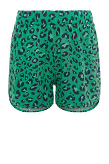short Havi met dierenprint groen