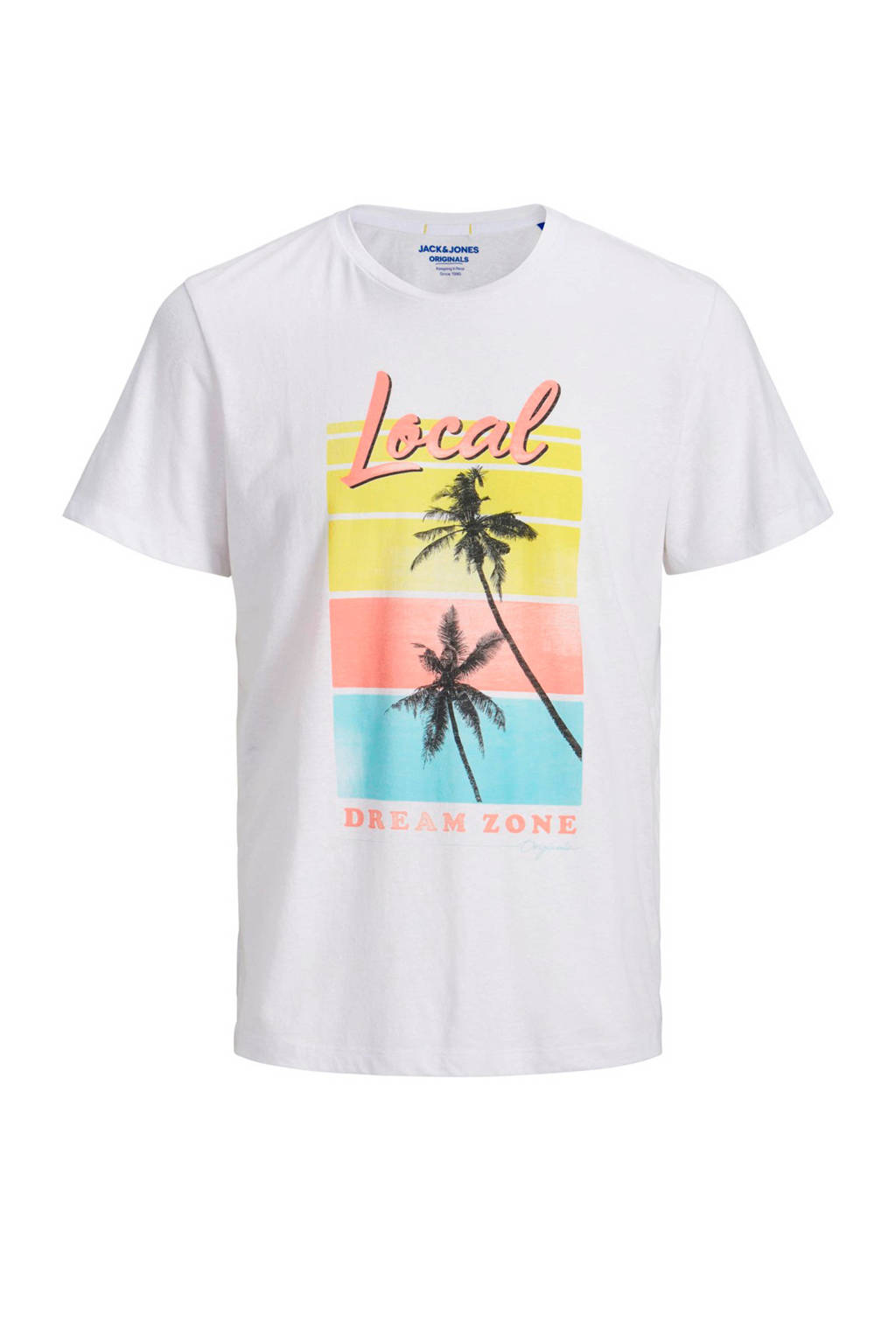 Jack & Jones Junior T-shirt Laguna wit, Wit