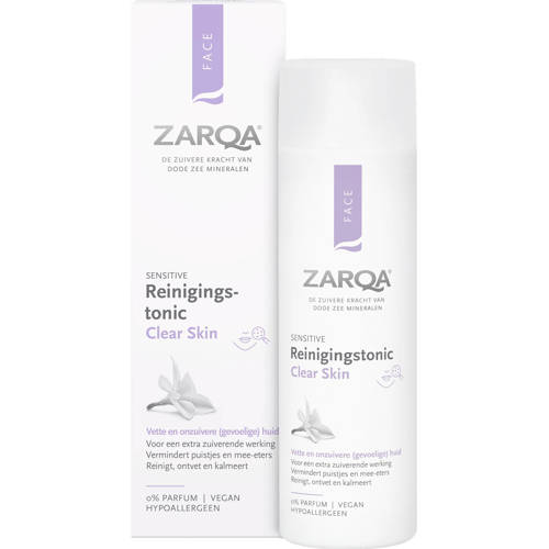 Wehkamp Zarqa Clear Skin reinigingstonic - 200 ml aanbieding