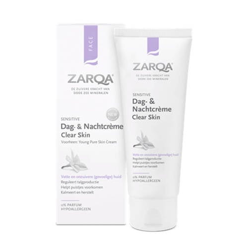 Wehkamp ZARQA Clear Skin dag- en nachtcreme - 75 ml aanbieding