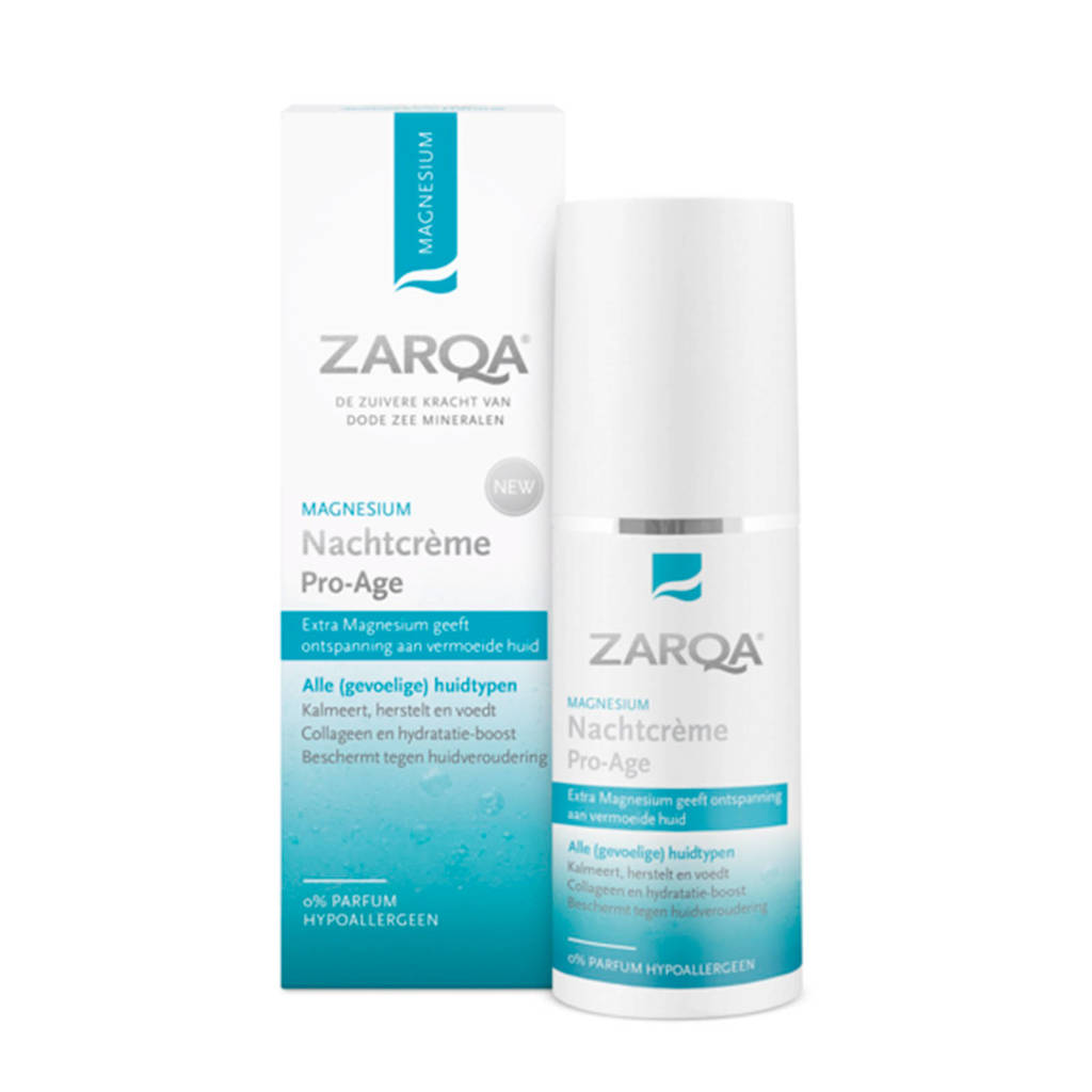 Zarqa Magnesium Pro-Age nachtcrème - 50 ml