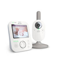 Philips AVENT  SCD843/01 babyfoon met camera en 3.5" kleurenscherm, Wit