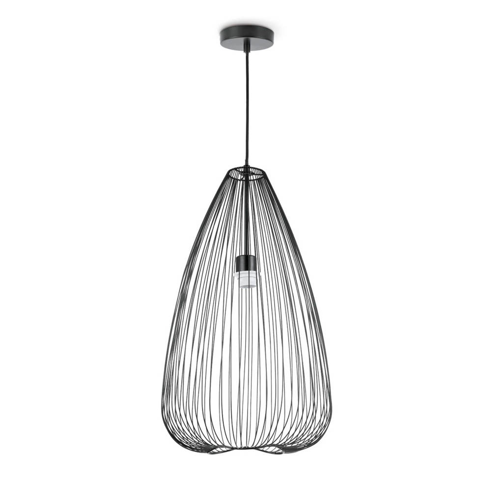 home sweet home hanglamp Cage, Zwart