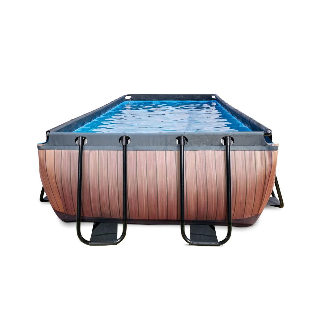 Exit Frame Pool 4X2X1,22M , Holz Optik – YDFJTK