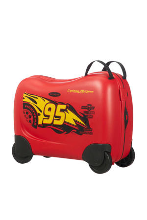 koffer Dream Rider ride-on rood/zwart