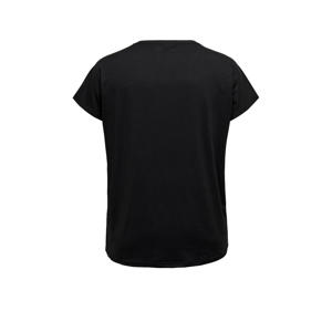 Plus Size sport T-shirt ONPAUBREE zwart