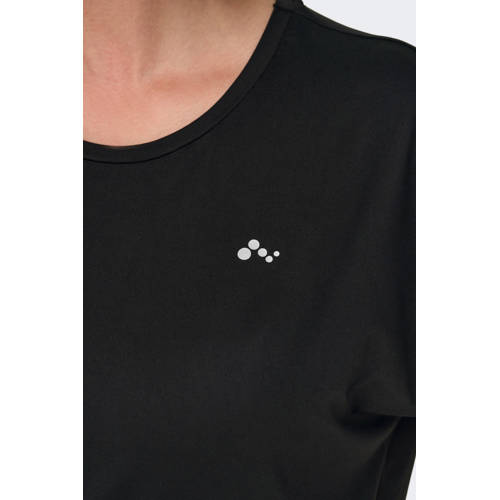 ONLY PLAY Plus Size sportshirt ONPAUBREE zwart afbeelding