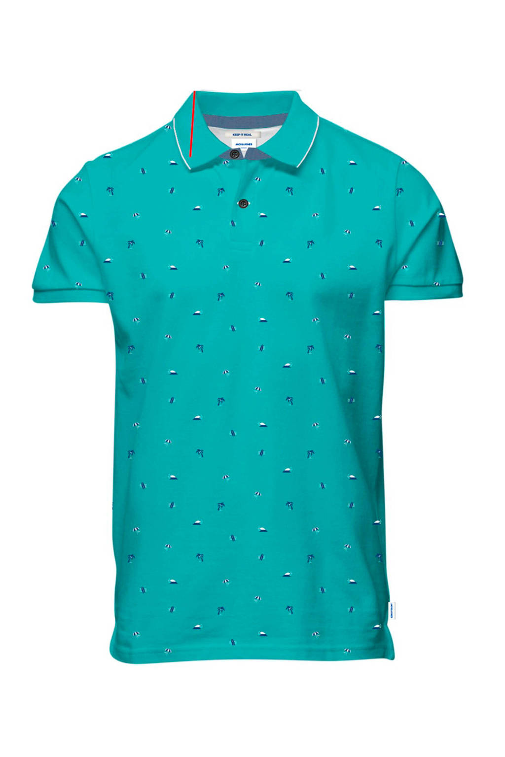 JACK & JONES ORIGINALS slim fit polo, Groen