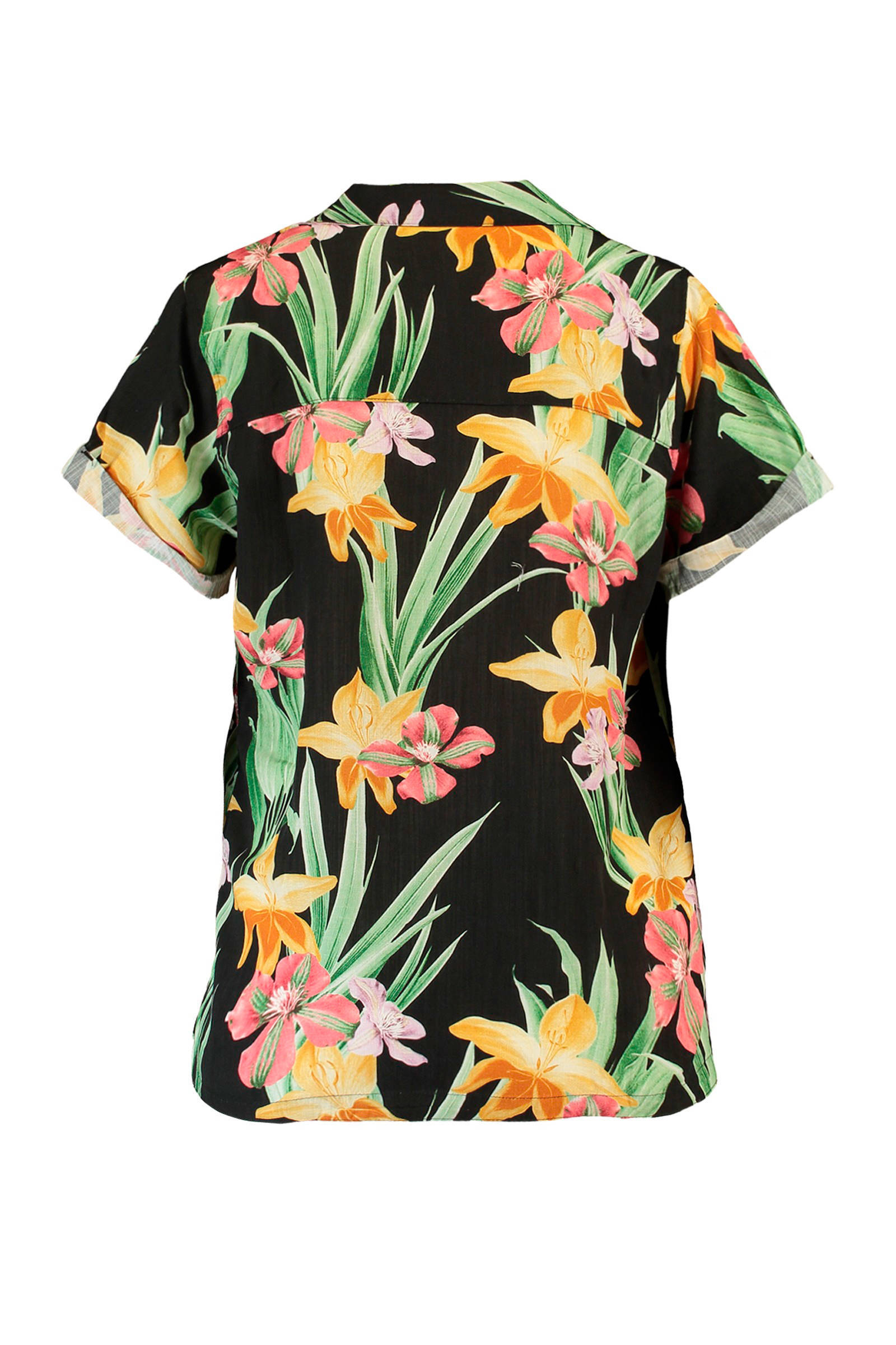 America blouse zwart geel gebloemde Illy Today wE1qUrw