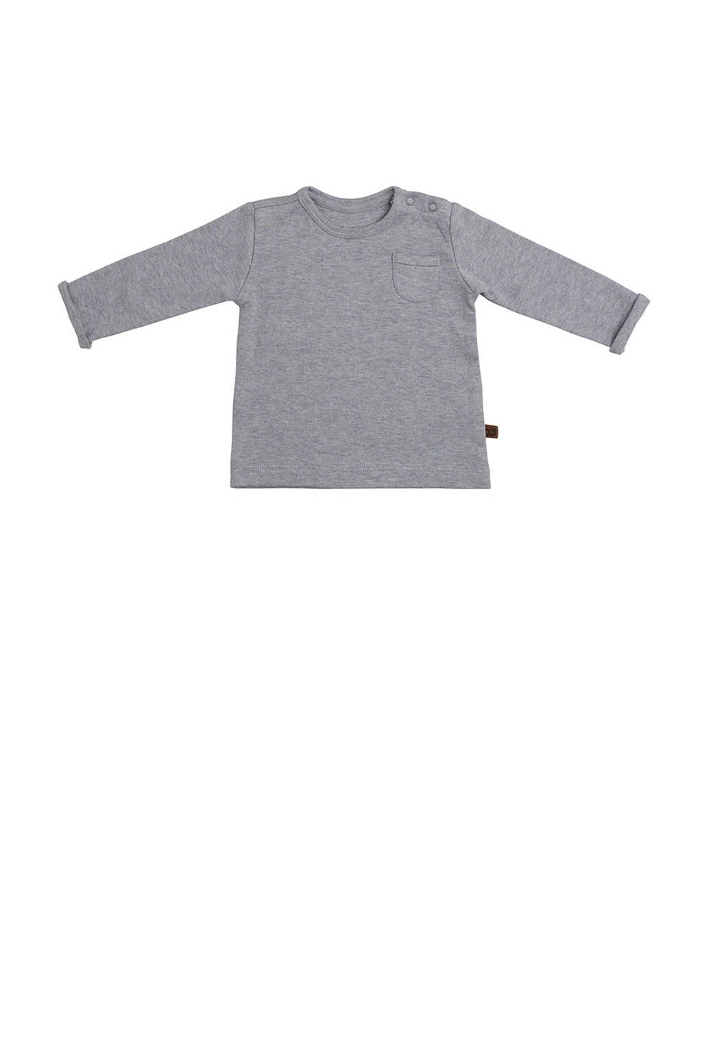 Baby's Only gemêleerde basic longsleeve grijs melange, Grijs melange