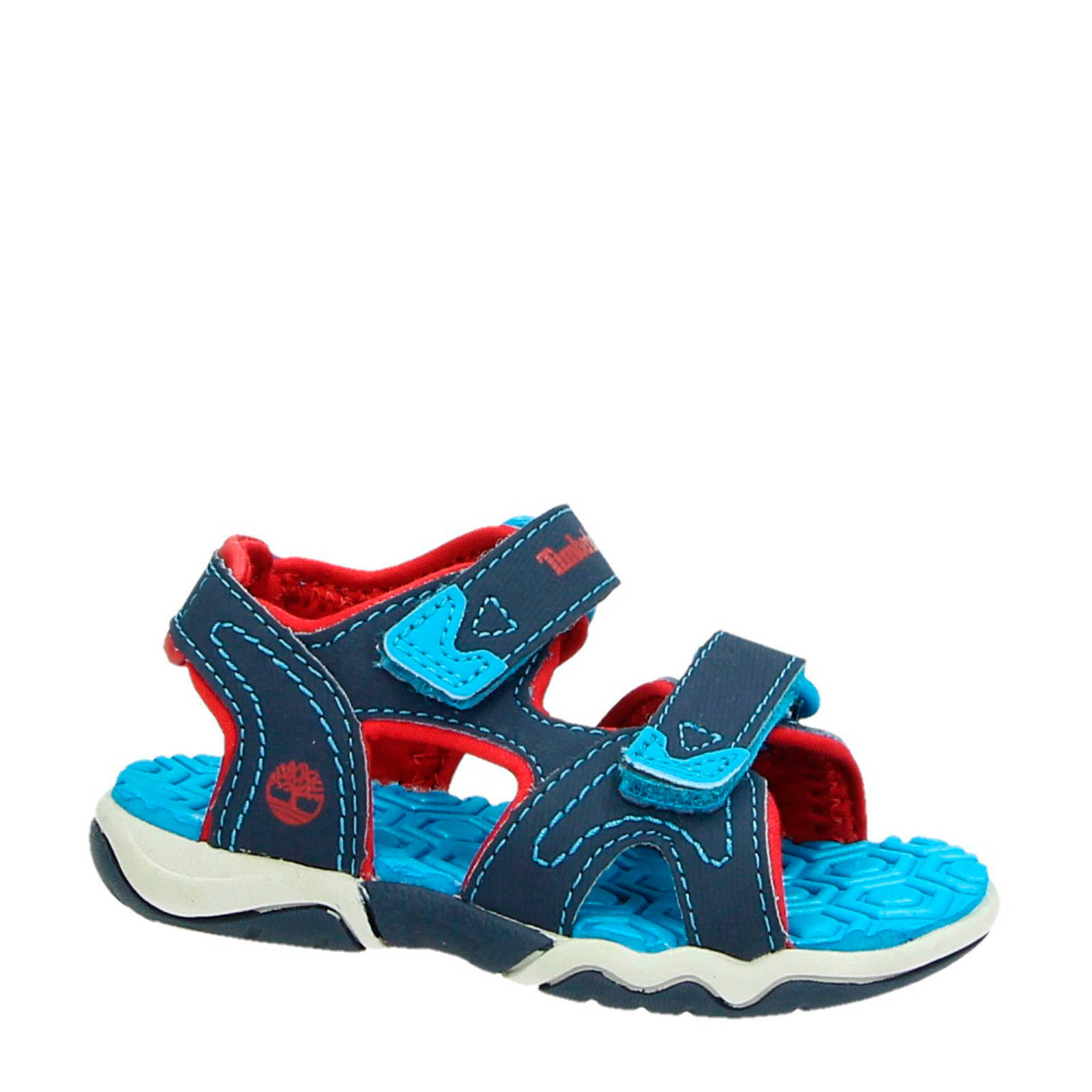 Timberland sandalen blauw/rood | wehkamp