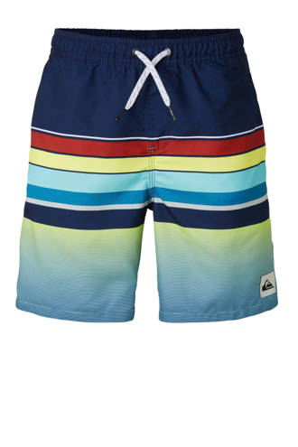 zwemshort met kleurvlakken marine