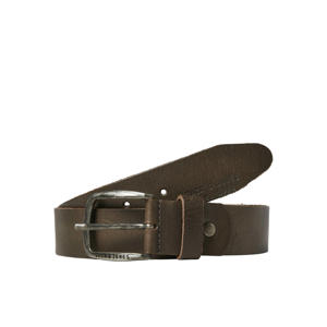 leren riem JACPAUL donkerbruin