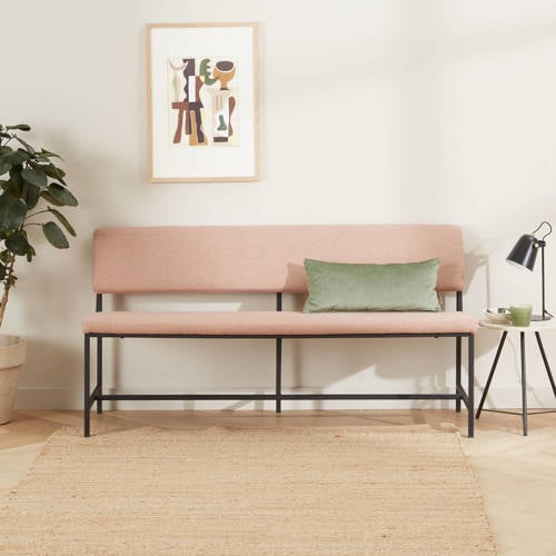 NOUS Living eetkamerbank Sven 160 cm - Roze