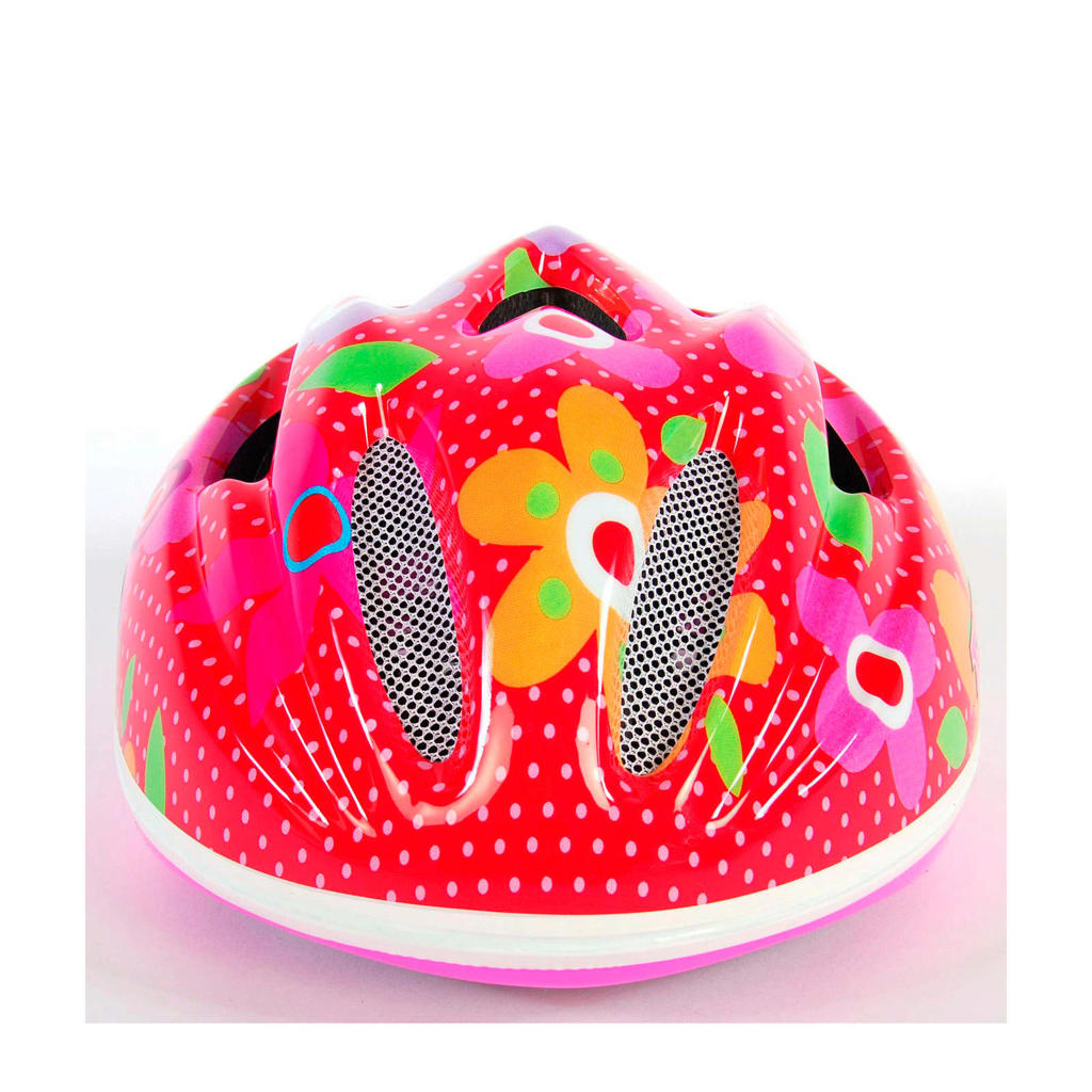 Volare kinder fiets/skate helm deluxe roze wehkamp