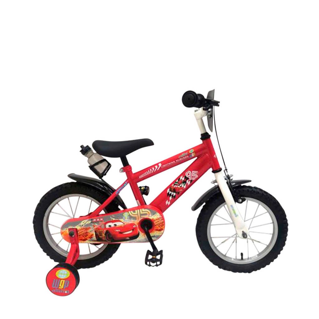 Disney Cars 14 inch kinderfiets, Rood