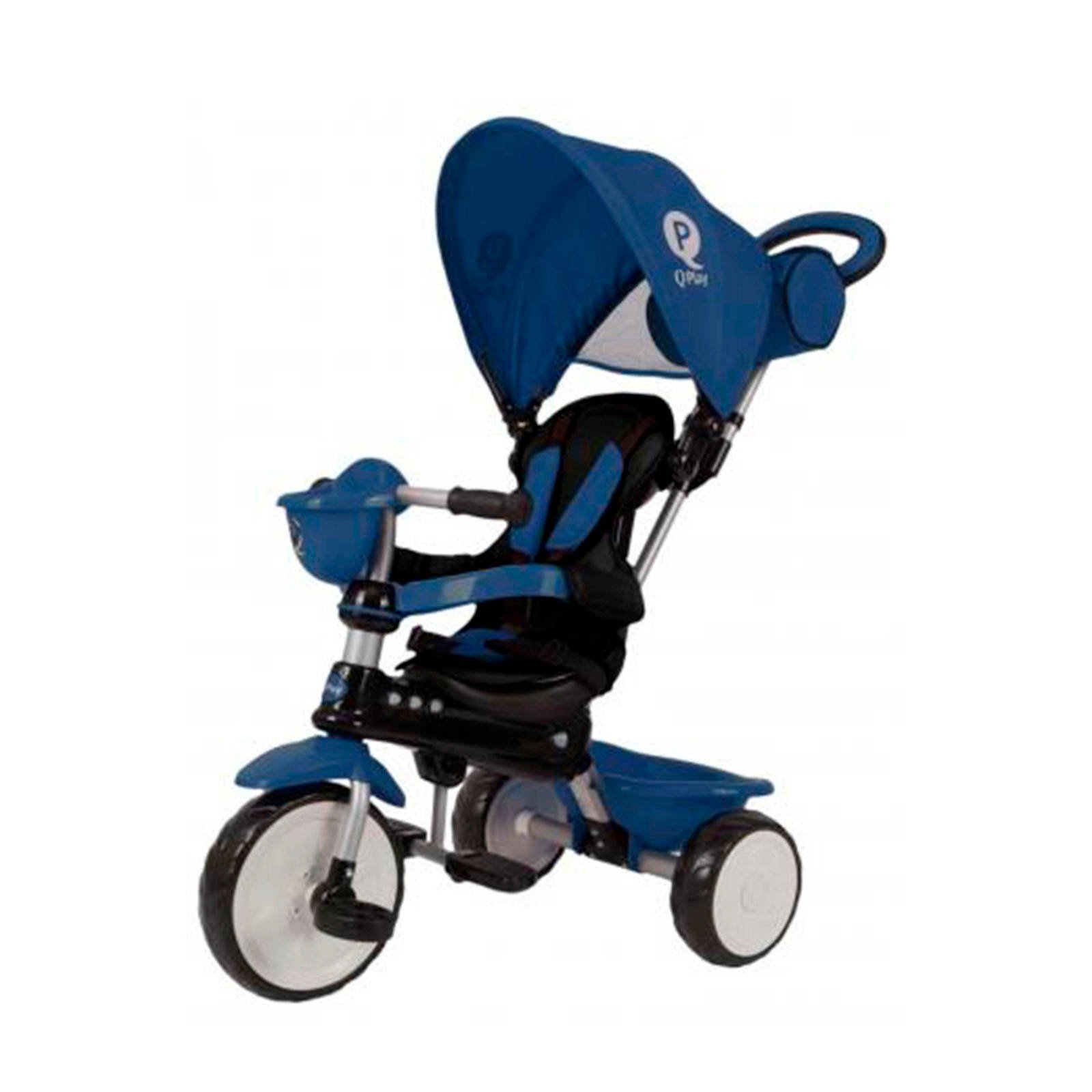 Qplay Driewieler Kind Driewieler Comfort 4 in 1 Junior Blauw online kopen