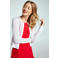 Steps semi-transparant vest wit