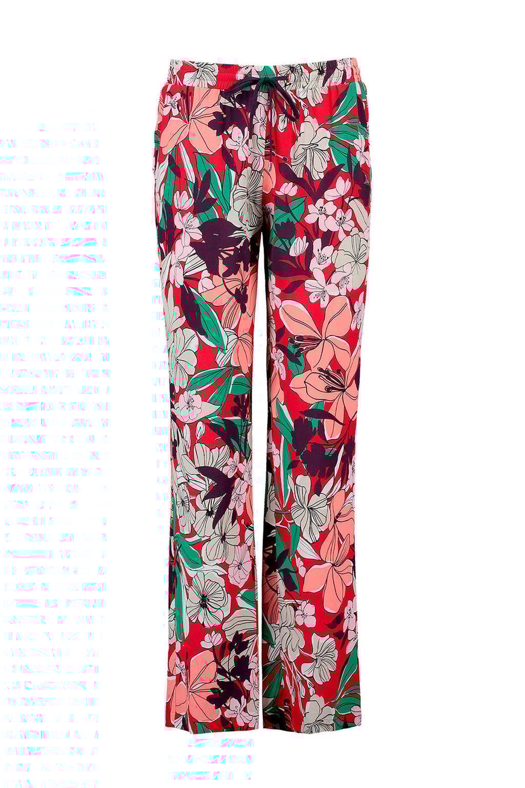 esprit gebloemde broek