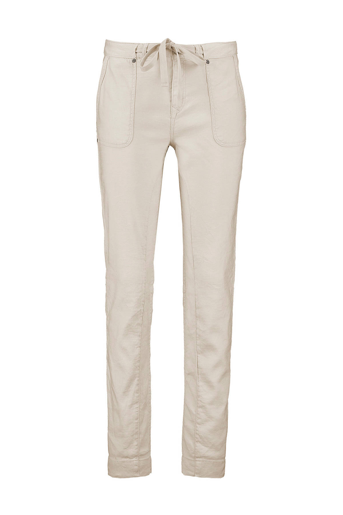 Expresso tapered fit broek Eira met linnen zand | wehkamp