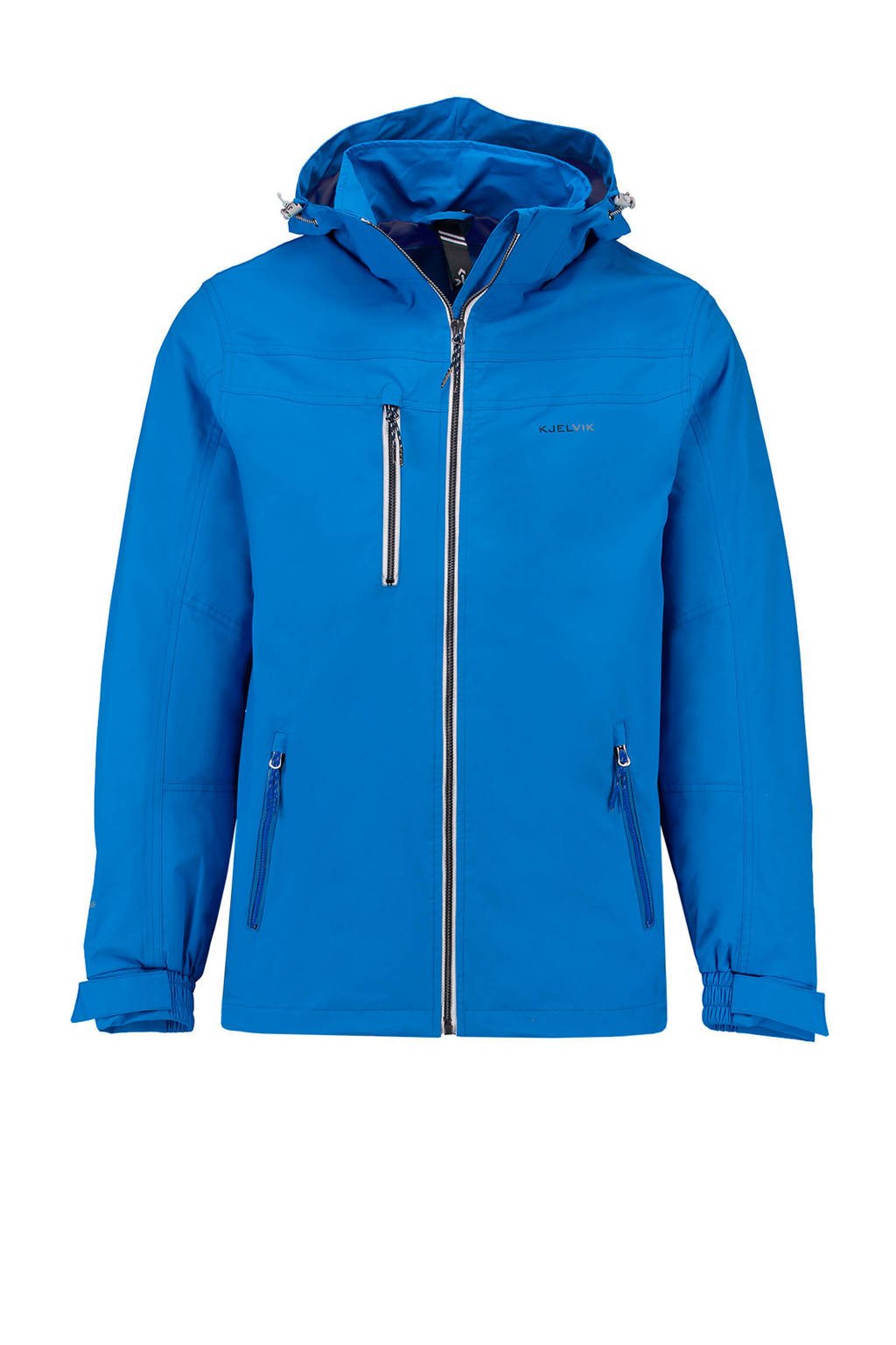 Kjelvik outdoor jas Fred kobaltblauw, blue