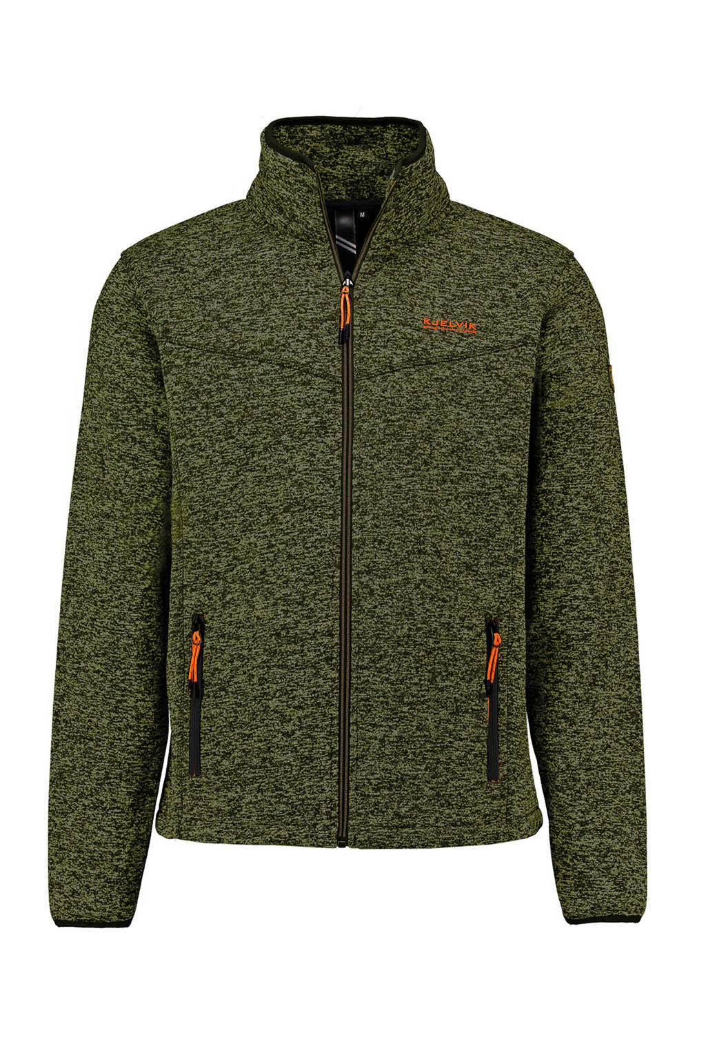 Kjelvik fleece vest Randi kakigroen, Olijfgroen