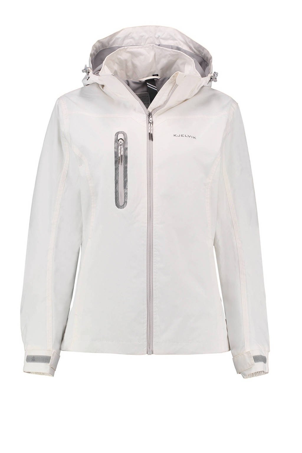 Kjelvik outdoor jas Vyana wit, Wit