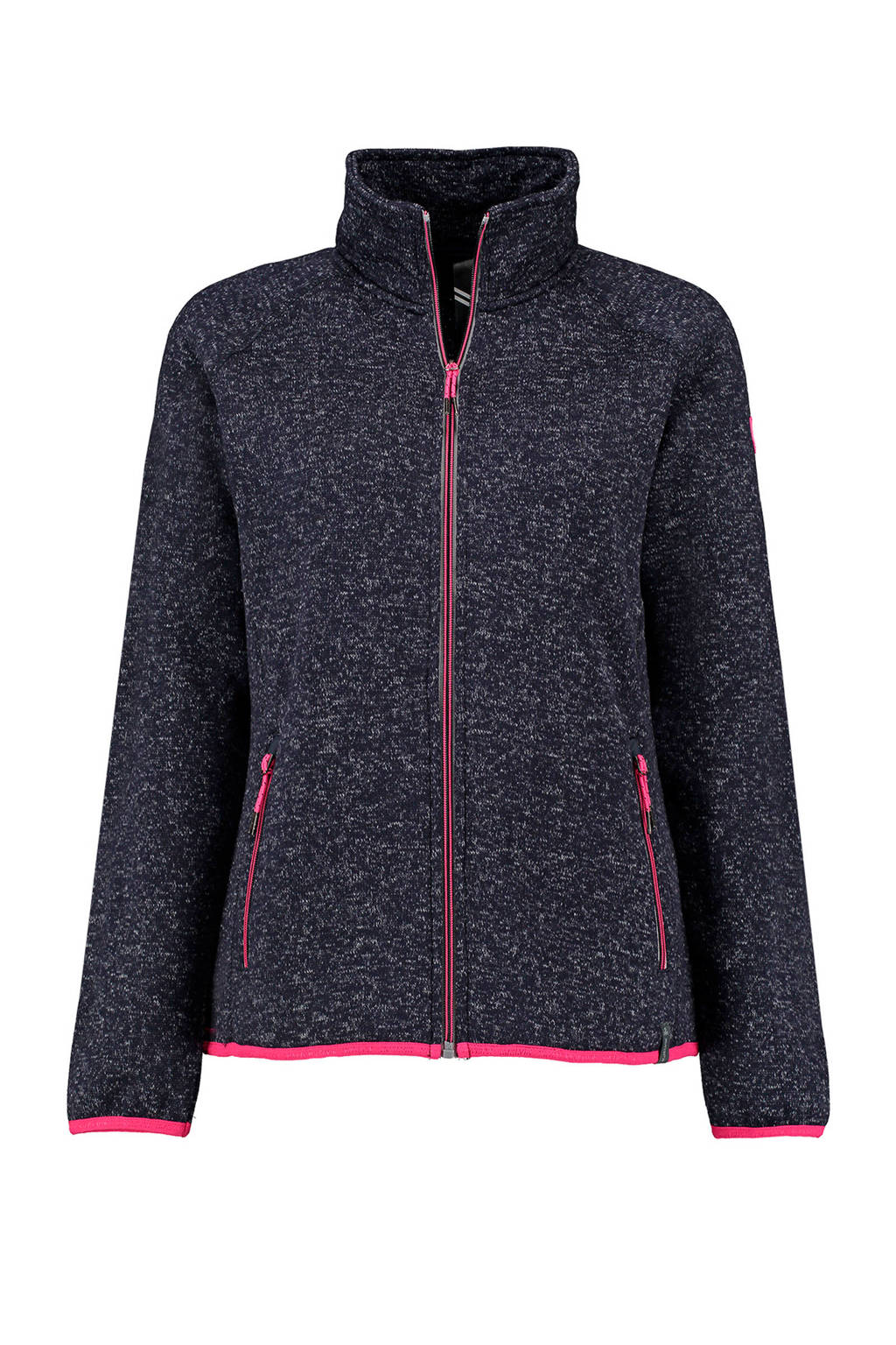 Kjelvik fleece jack Byanca donkerblauw, Donkerblauw