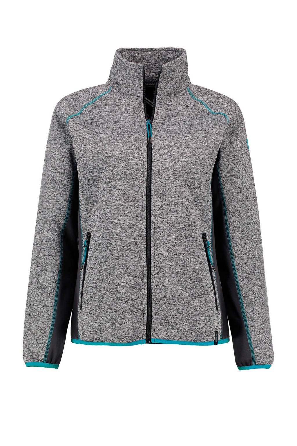 Kjelvik fleece jack Evelyn grijs, Grijs