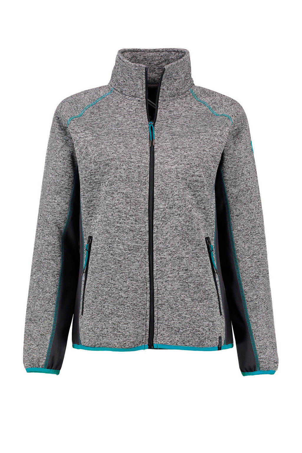 Kjelvik fleece vest Evelyn grijs, Grijs