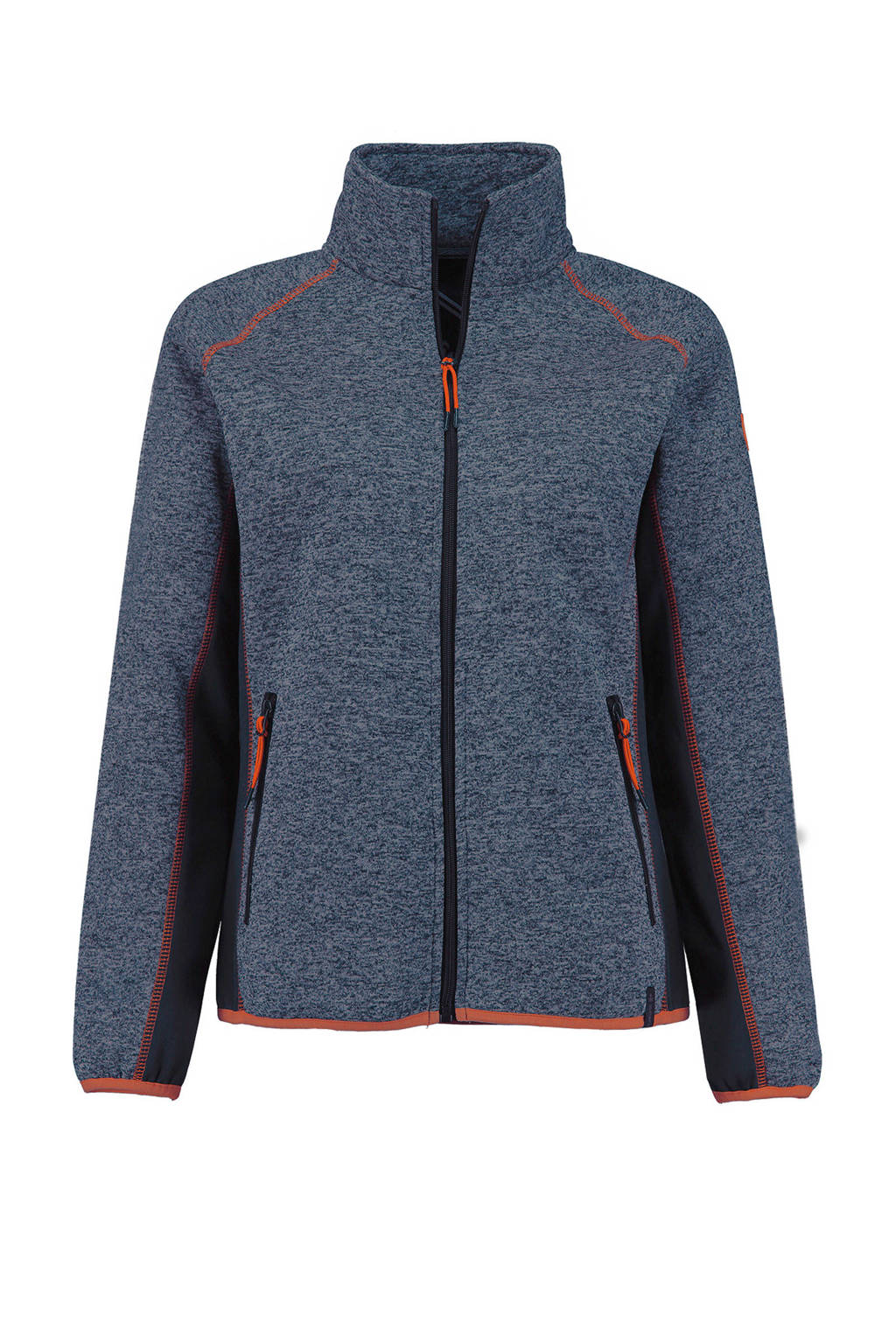 Kjelvik fleece jack Evelyn donkerblauw, Donkerblauw