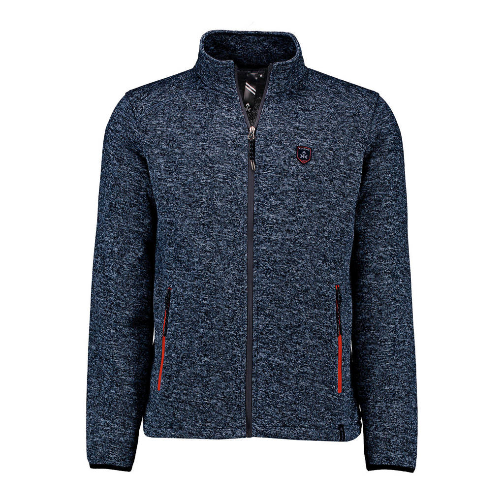 Kjelvik fleece vest Jurt donkerblauw, Donkerblauw