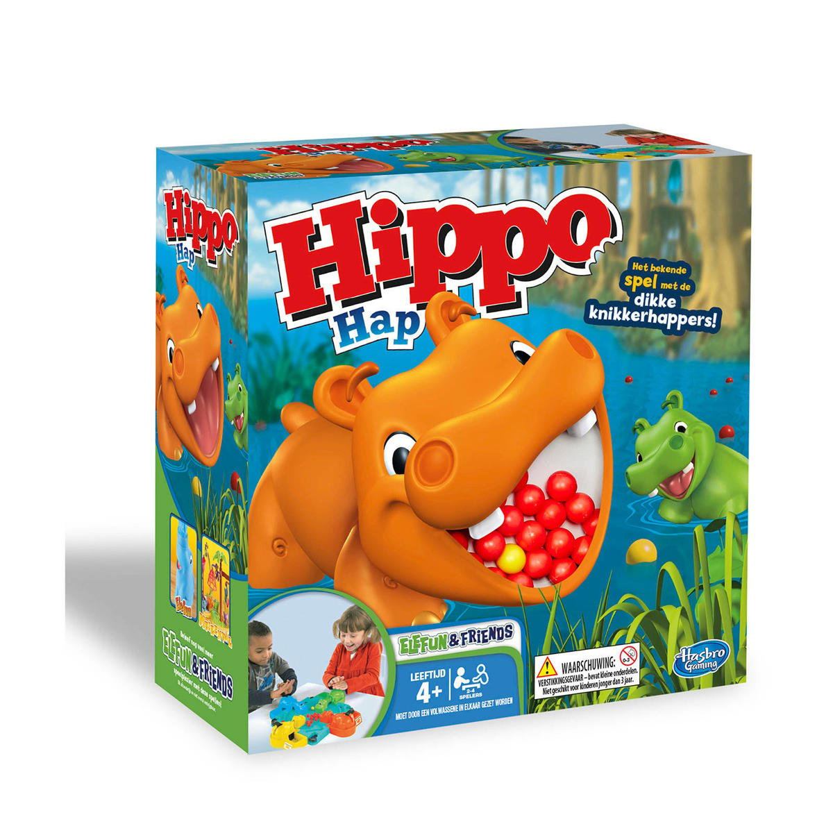 Aan de overkant streepje Voorbijgaand Hasbro Gaming Hippo Hap denkspel | wehkamp