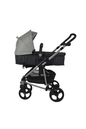 3-in-1 kinderwagen + autostoel lichtgrijs